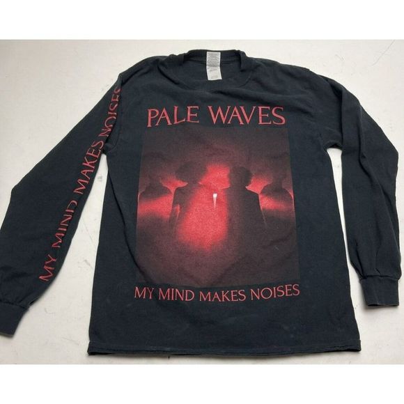 Pale Waves My Mind Makes Noises Band Shirt Long Sleeve T Shirt Mens Size S - Picture 1 of 7